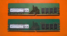 Micron 8GB 1Rx8 PC4-2400T-UA2-11 MTA8ATF1G64AZ-2G3E1 Desktop RAM Memory (Pair) picture
