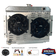 Aluminum Radiator Shroud Fan For Jeep CJ5 CJ6 CJ7 Scrambler V8 1972-1986 73 74 picture