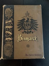 RARE 1898 Bismarck Von der Wiege Bis Zum Grab The Werner Co Hardcover Book picture