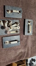 Lot of 7 Antique Cenco Central Scientific Co Slate & Wood Base Telegraph Keys picture