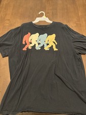 Sasquatch/Bigfoot Multi-color Anvil Lightweight Black 3XL T-shirt Vintage picture