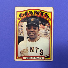 Topps 1972 Topps Willie Mays #49 San Francisco Giants Baseball Base Card picture
