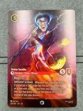 Disney Lorcana Lady Tremaine Sinister Socialite 233/204 ENCHANTED Pack Fresh picture