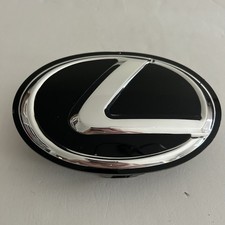 Front Grille Emblem Silver Logo for Lexus GX460 LX570 2012 2013 - 2020 2021 2022 picture