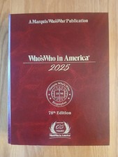 Marquis Who's Who in America 2025 78th Edition Hardcover picture