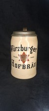 Old beer stein with tin lid 0.5l picture