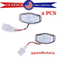 2PC LED License Plate Light White For 2003-2017 Honda Accord Sedan 4-Door 6000K picture