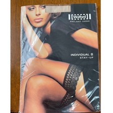 Wolford Individual 8 Stay-Up Stockings Marmor Beige Size Large 21241 NIP Luxury picture