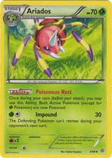 Ariados - 6/98 - Uncommon (Near Mint) Ancient Origins - Grass Pokémon picture