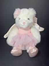 GUND Victoria's Secret White Pink Angel Ballerina Teddy Bear  13” w/ TAGS picture
