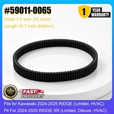 New CVT DRIVE BELT 59011-0065 for 2024-2025 KAWASAKI RIDGE / RIDGE XR DRIVE BELT picture