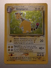 Ampharos 1/64 Neo Revelation Holo Rare Vintage Pokemon TCG picture