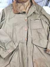 Vtg 50s American Field Mens  Canvas Hunting Jacket Game Pocket Lg picture