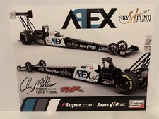2026 CLAY MILLICAN RWR PARTS PLUS/APEX SKY FUND NHRA TOP FUEL DRAGSTER POSTCARD picture