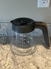 Beautiful Drew Barrymore CM1199-UL 14-Cup Glass Carafe Coffee Pot Gold Handle picture