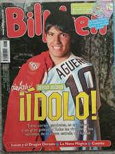 Sergio Kun Aguero First EVER Magazine Full Cover Appearance On Billiken 2006 picture
