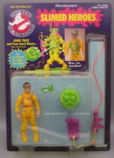 1986 Kenner Real Ghostbusters Slimed Heroes Louis Tully Carded MOC picture