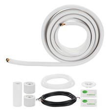 Uimoso 25ft Mini Split Line Set 3/8 5/8 OD AC Copper withInsulation and Fittings picture