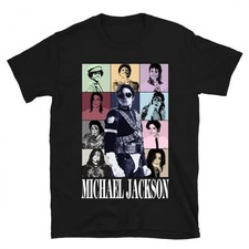Retro Michael Jackson Tribute Unisex Casual Graphic Cotton T-shirt picture
