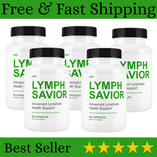 5-Pack Lymph Savior - Advanced Lymphatic Health Support Supplement - 300 Caps picture