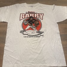 RARE VTG Anvil Barry Bonds Steroids T-Shirt Men’s Large picture