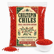 Sonora Chilo - (Chile Chiltepin Silvestre) Dried Chiltepin Pepper Whole Tepin Pe picture