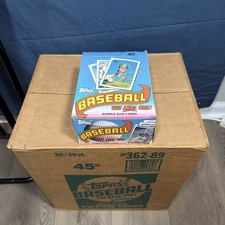 1989 Topps Baseball Cards 36 Sealed Waxed Packs Case Fresh picture
