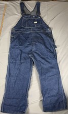 Vintage 60s 70s Vintage Big Mac Square Bak Denim Overalls AMAZING CONDITION picture