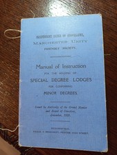 1921  Independent Order of Odd Fellows Manchester Unity Freemasonry masonic/750 picture