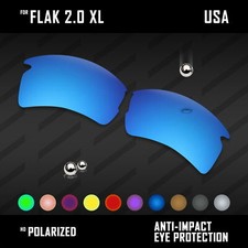 Anti Scratch Polarized Replacement Lenses for-Oakley Flak 2.0 XL OO9188 Options picture