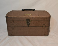 Vintage JC Higgins Metal Tackle Box Cantilever 15