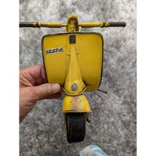 Berkeley Designs Yellow Vespa Motor Scooter Metal Model Vintage Style JL0604 picture