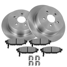 Rear Brake Rotors & Ceramic Pads For Subaru Outback 2005 2006 2007 2008 2009 picture