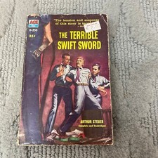The Terrible Swift Sword Suspense Paperback Book by Arthur Steuer Ace Books 1957 picture