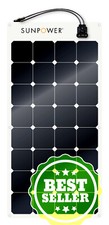 100 Watt Flexible Lightweight Solar Panel By Maxeon Sunpower 100W Made In France picture