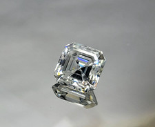 3 Ct Asscher Cut Lab Grown CVD Diamond D Color VVS1 Certified Loose picture
