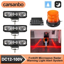 Forklift LED Safety Light Radar Proximity Detection Audible Warning Alarm System picture