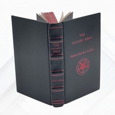 The Satanic Bible By La Vey, Anton [Premium Leather Bound] picture