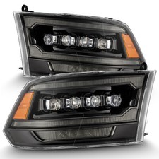 For 09-18 Dodge Ram Pickup Alpharex Nova G2 Alpha Black LED Projector Headlight picture
