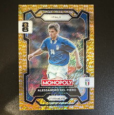 2026 Panini FIFA World Cup #39 Alessandro Del Piero - Italy Gold Shimmer 124/500 picture