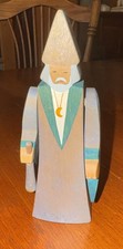 Rare Vintage Ostheimer Wooden Wizard with Spy Scope~(X) picture