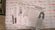 HOWARD STERN NEWSLETTERS 155 PAGES/18 ISSUES CARDBOARD STOCK WOW Amazing Reads picture