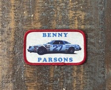 Vintage NASCAR Benny Parsons #27 Monte Carlo Stock Car Racing Patch NOS 1970s picture