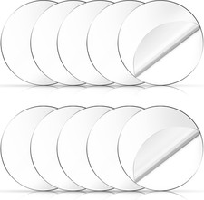 10Pcs Clear Acrylic Discs 6 Inch round Plexible Sheets for Signs Crafts Projects picture