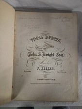 Antique 1850s Vocal Duetts Sheet Music F Kücken John S Dwight Boston C P Reed picture