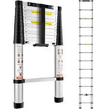 VEVOR Telescoping Ladder Aluminum Extension Step 12.5 ft Multi-purpose Portable picture