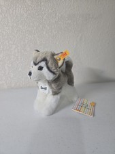 Steiff Plush BERNIE Husky Dog #104985 Stuffed 7