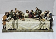 Roman Inc The Last Supper Hand Painted Religious Statue Sculpture 2005 Large picture