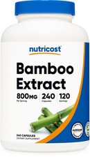 Nutricost Bamboo Extract, 400 mg, 240 Capsules - Vegan, Gluten Free and Non-GMO picture