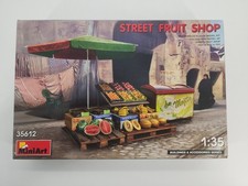 MiniArt 1/35 Street Fruit Shop 35612 Model Kit. New Open Box. picture